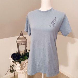 Women’s Size M Mg Palmer Blue Tee